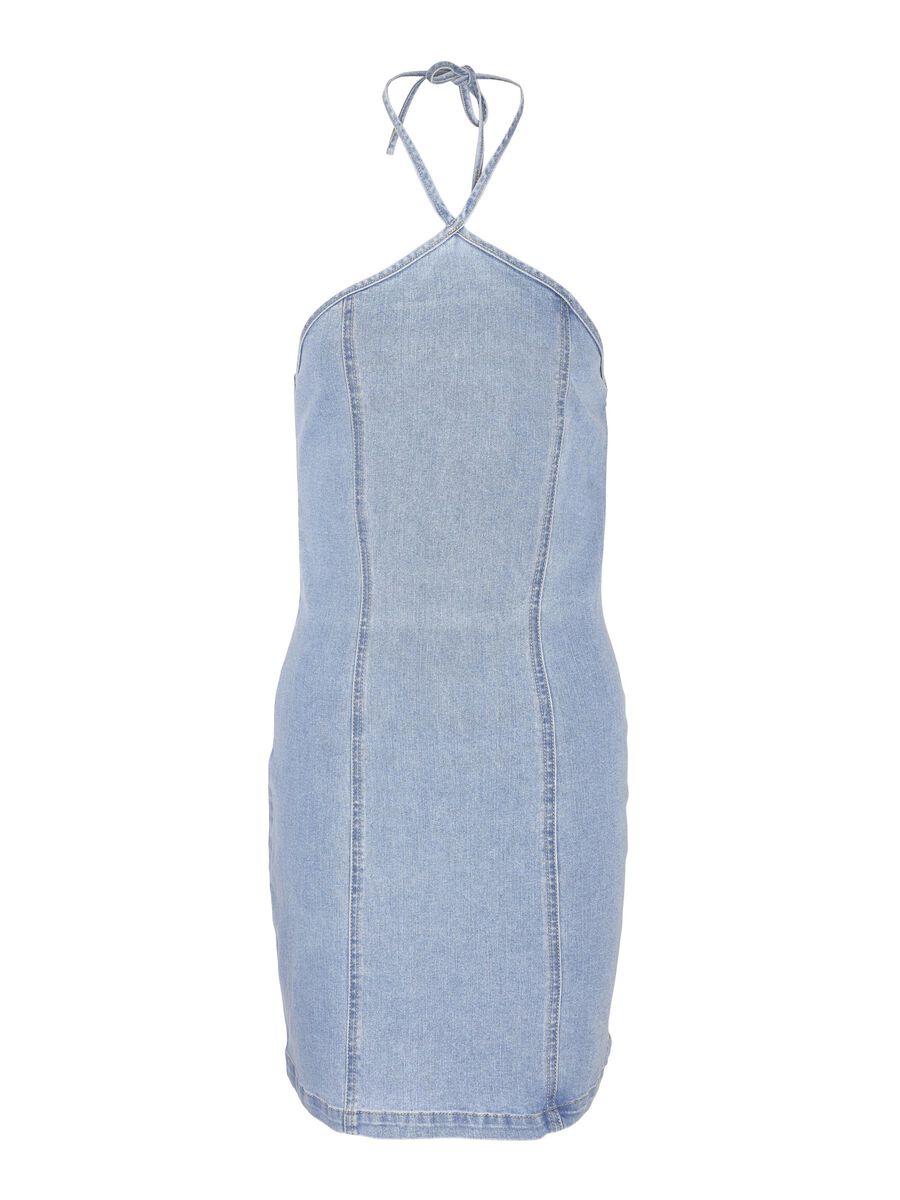 Noisy May HALTERNECK DENIM DRESS