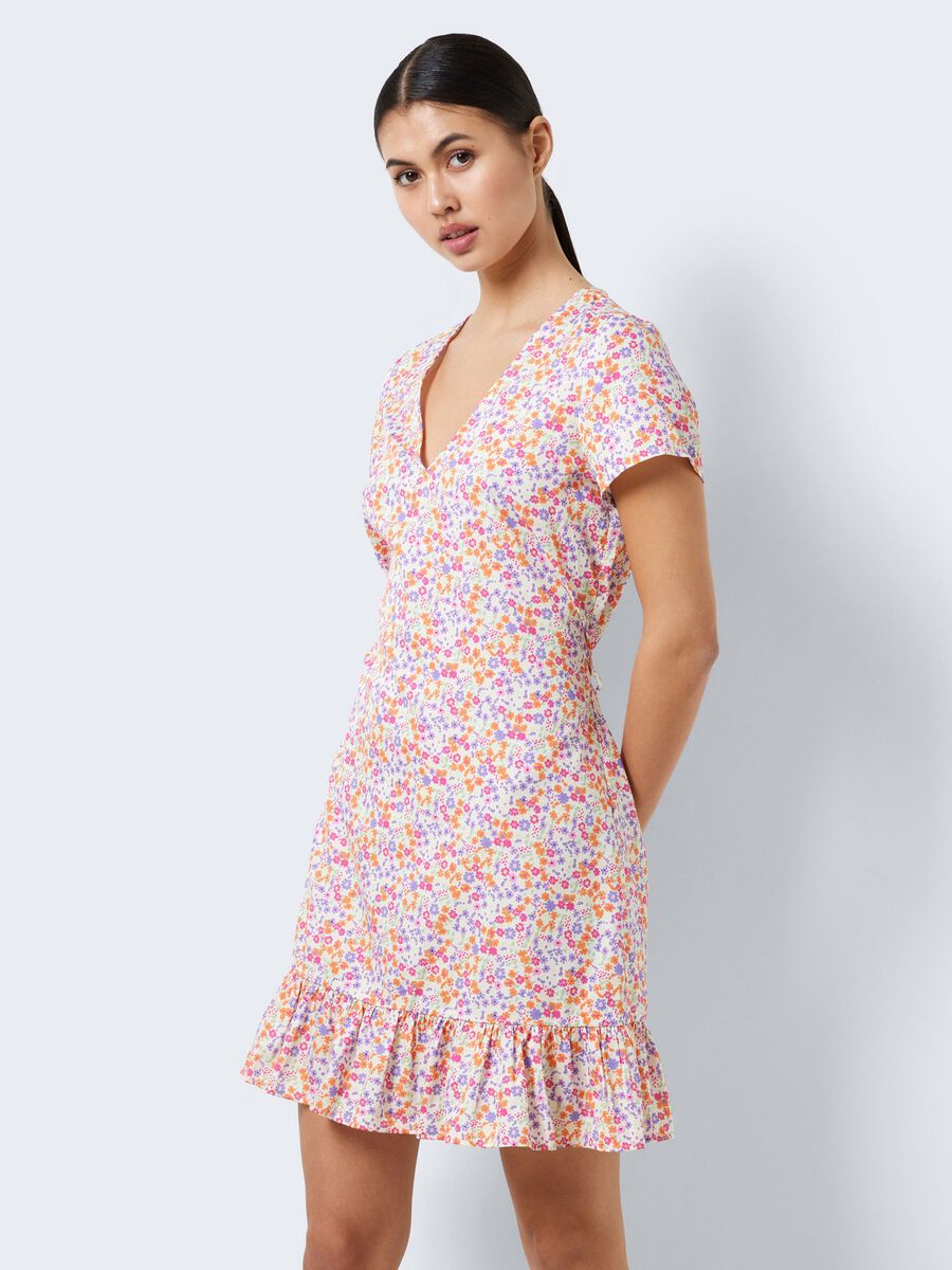 Noisy May SHORT PRINT DRESS