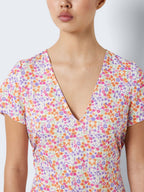 Noisy May SHORT PRINT DRESS