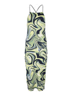Noisy May PRINTED MIDI DRESS