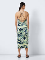 Noisy May PRINTED MIDI DRESS