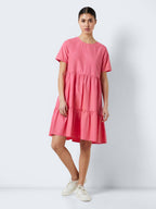 Noisy May SHORT TIERED DRESS