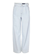 Noisy May NMJOSIE PLEATED HIGH WAISTED JEANS