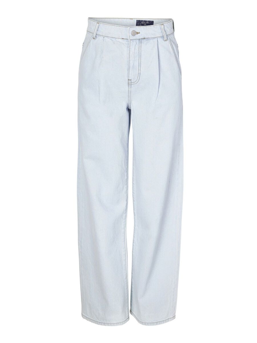 Noisy May NMJOSIE PLEATED HIGH WAISTED JEANS