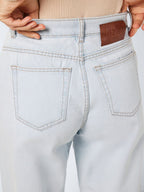 Noisy May NMJOSIE PLEATED HIGH WAISTED JEANS