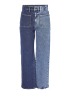 Noisy May TWO-COLOURED HIGH WAISTED JEANS