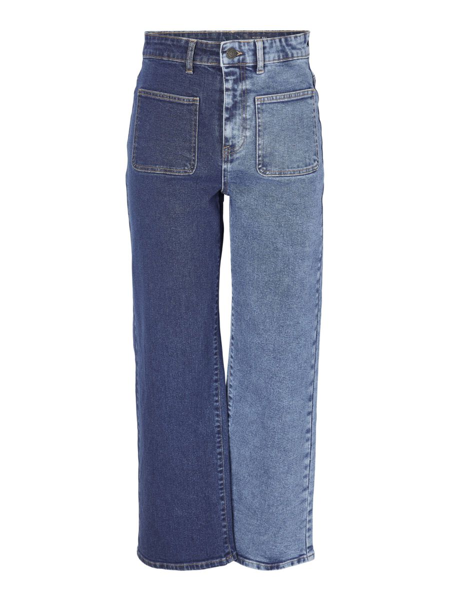 Noisy May TWO-COLOURED HIGH WAISTED JEANS