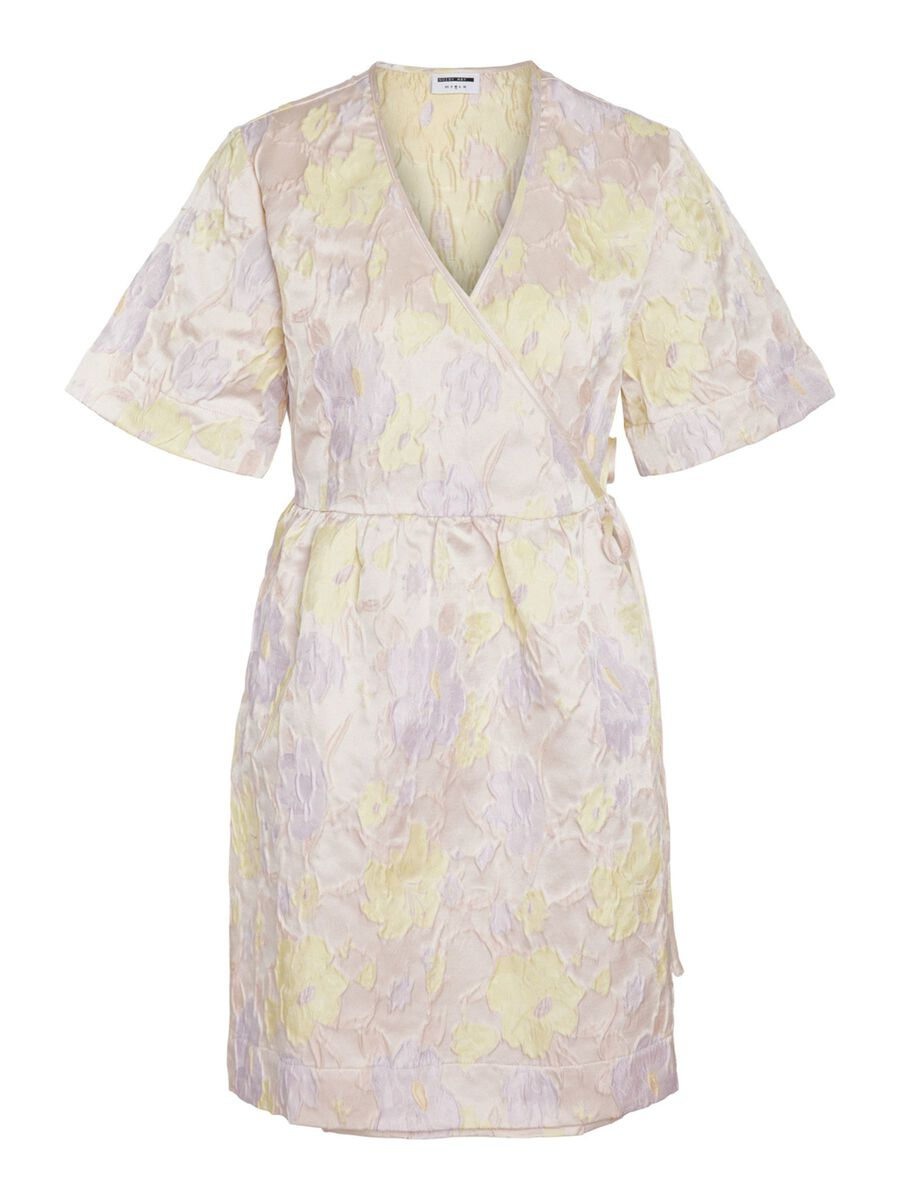 Noisy May TEXTURED WRAP DRESS
