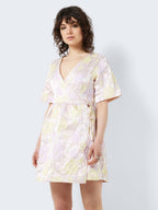 Noisy May TEXTURED WRAP DRESS