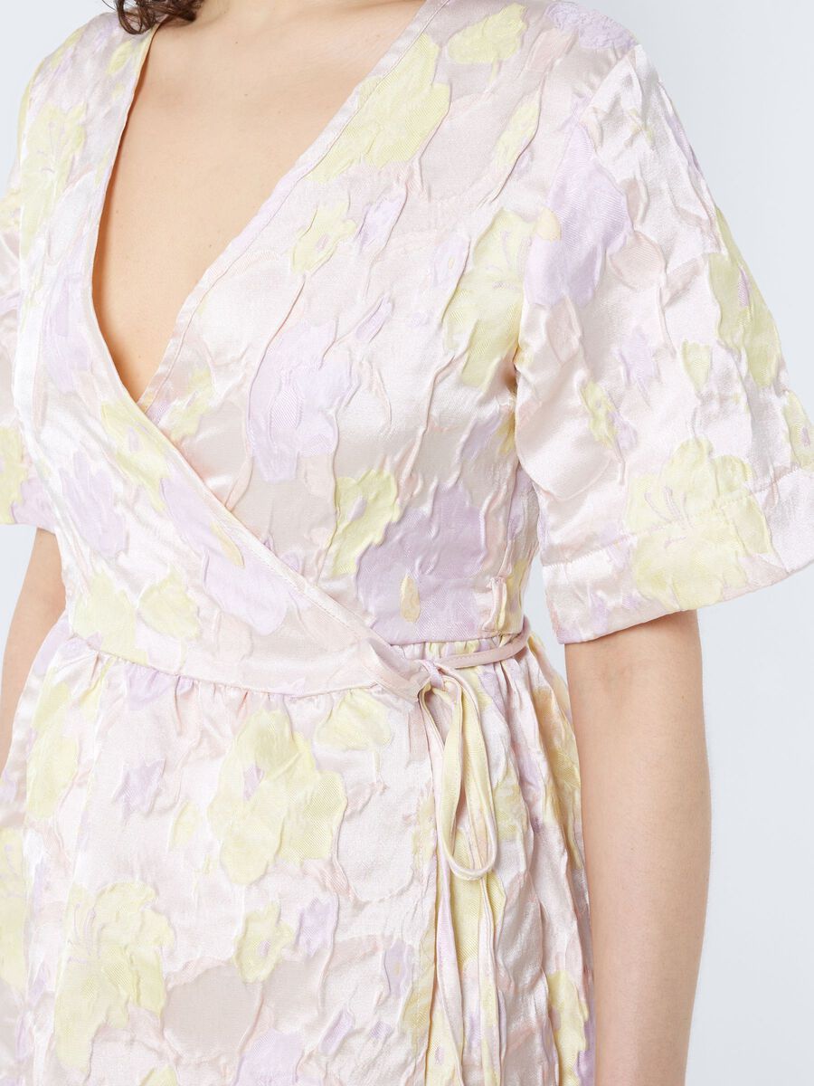 Noisy May TEXTURED WRAP DRESS