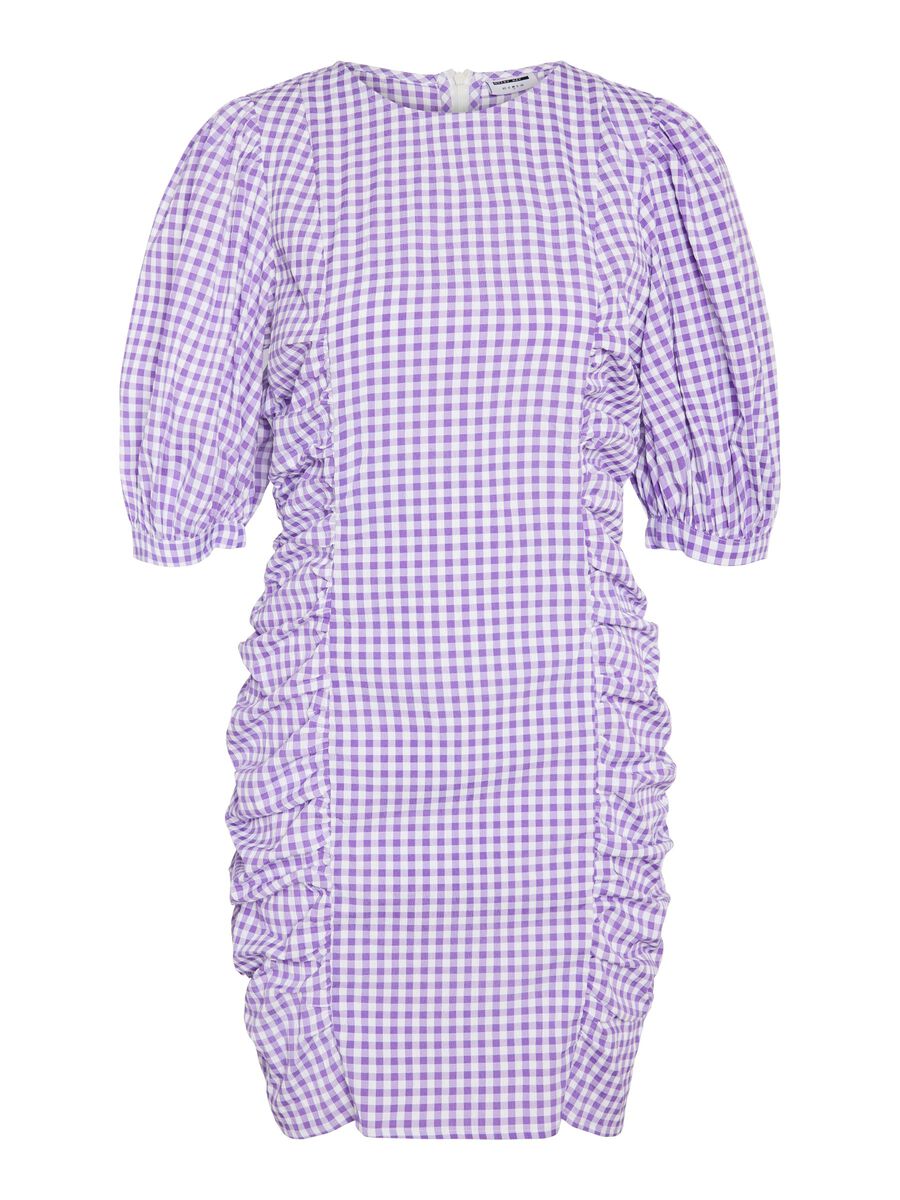 Noisy May SHORT CHEQUERED DRESS