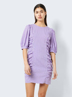 Noisy May SHORT CHEQUERED DRESS