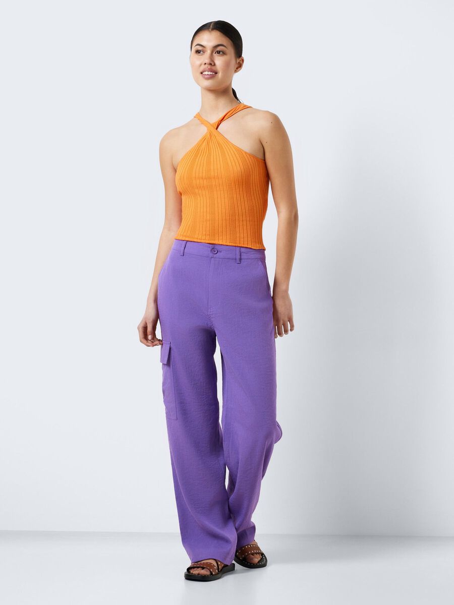 Noisy May KNITTED HALTER NECK TOP