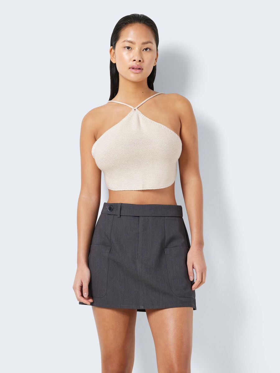 Noisy May KNITTED HALTERNECK TOP