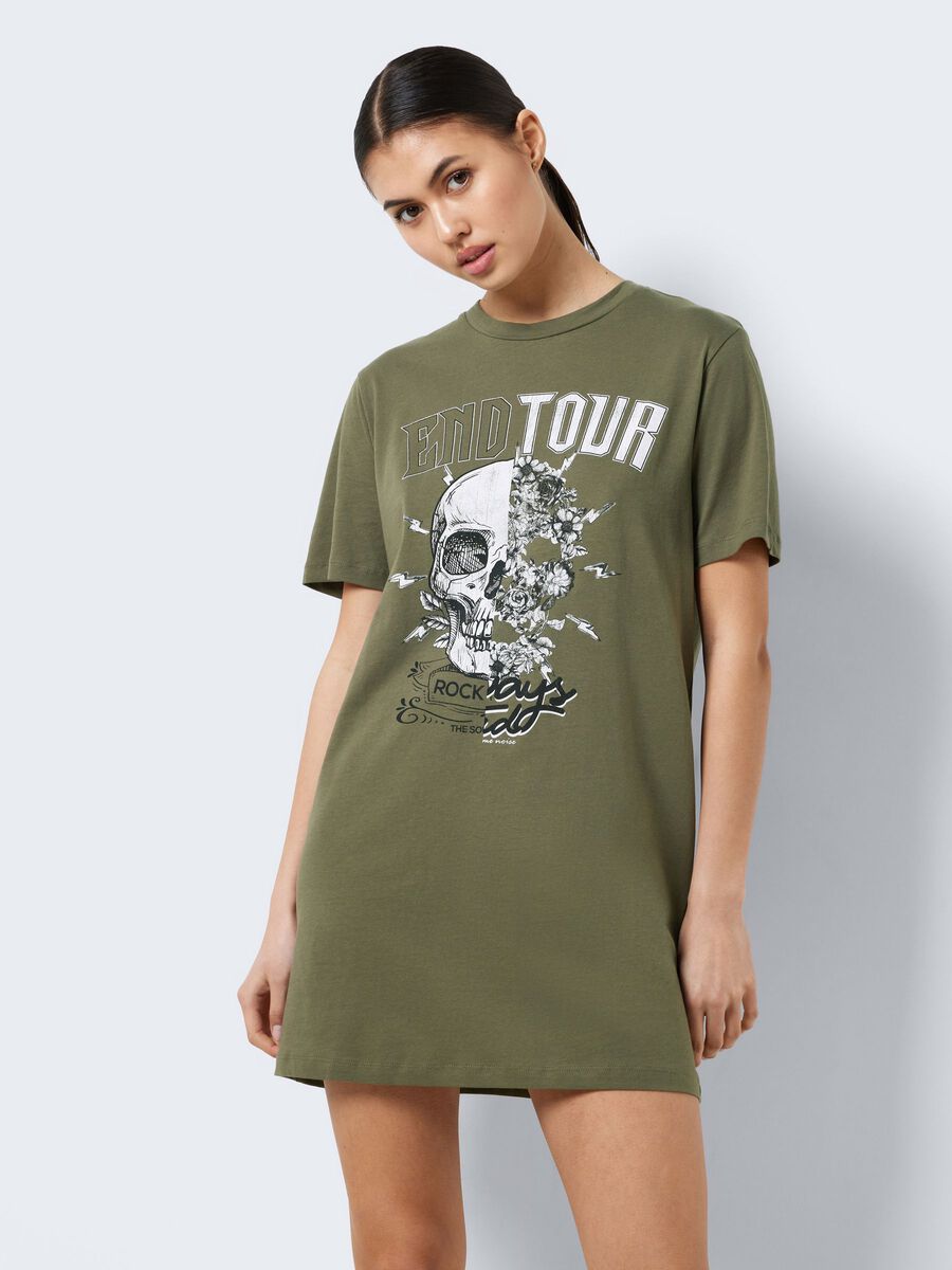 Noisy May SHORT PRINTED DRESS