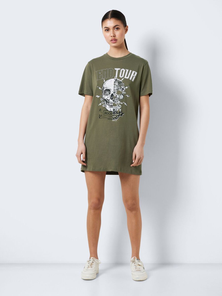 Noisy May SHORT PRINTED DRESS