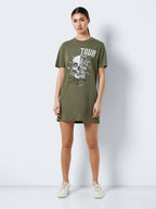 Noisy May SHORT PRINTED DRESS