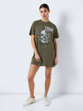Noisy May SHORT PRINTED DRESS