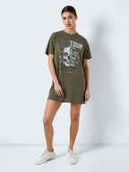 Noisy May SHORT PRINTED DRESS