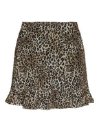 Noisy May SHORT LEOPARD PRINTED SKIRT