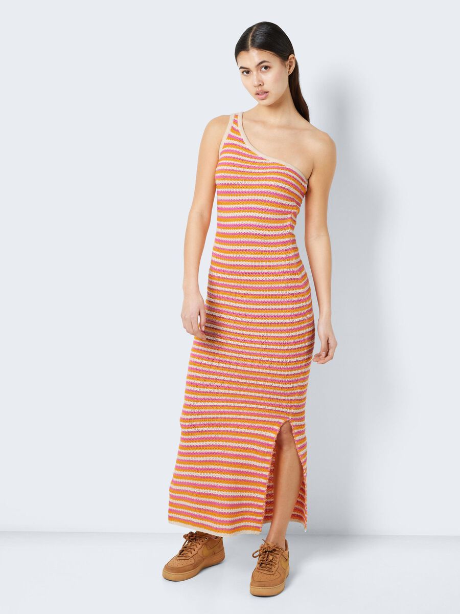 Noisy May KNITTED ONE SHOULDER DRESS