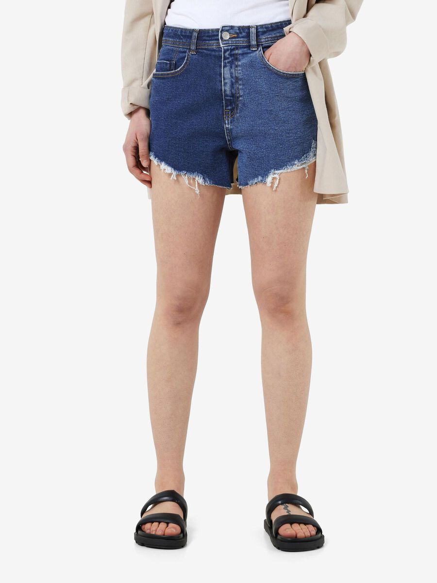 Noisy May MULTI-COLOURED DENIM SHORTS