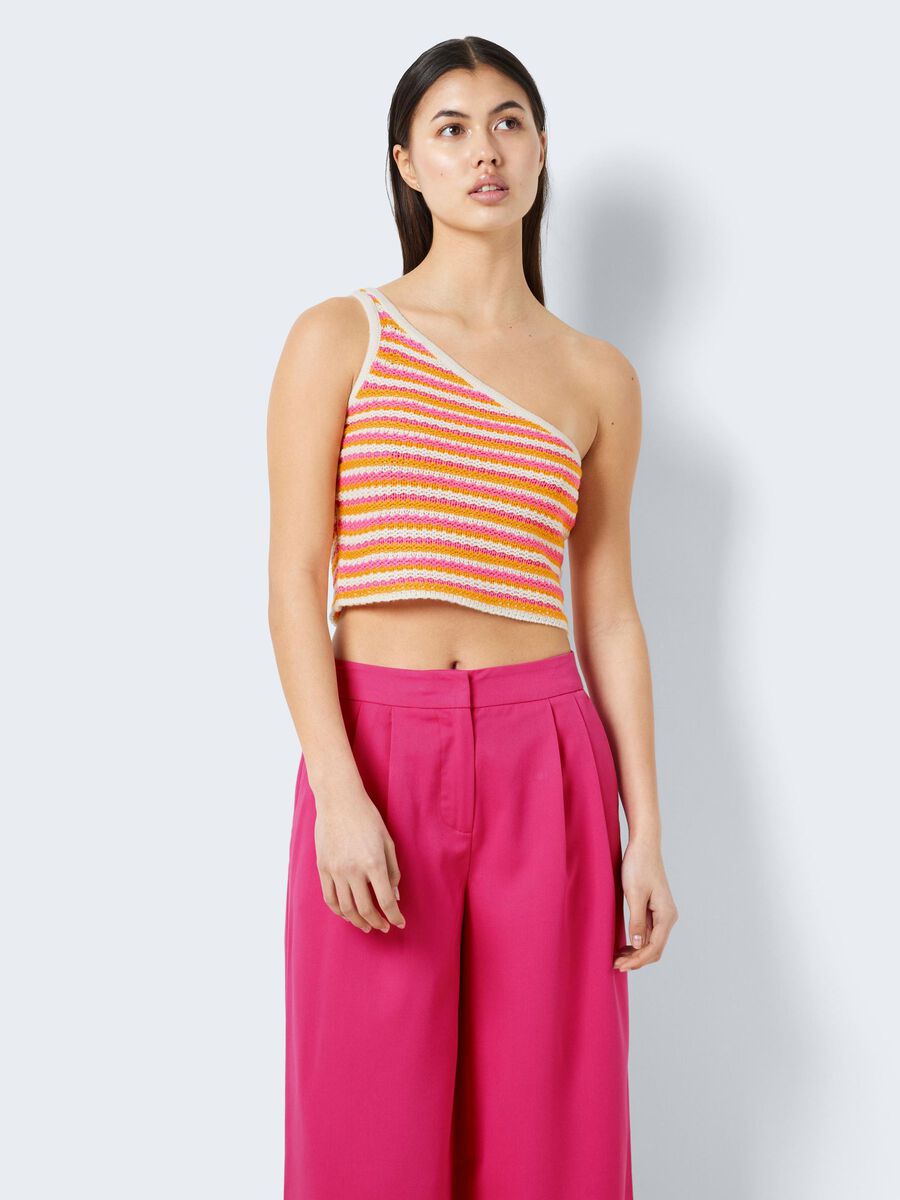 Noisy May KNITTED ONE SHOULDER TOP