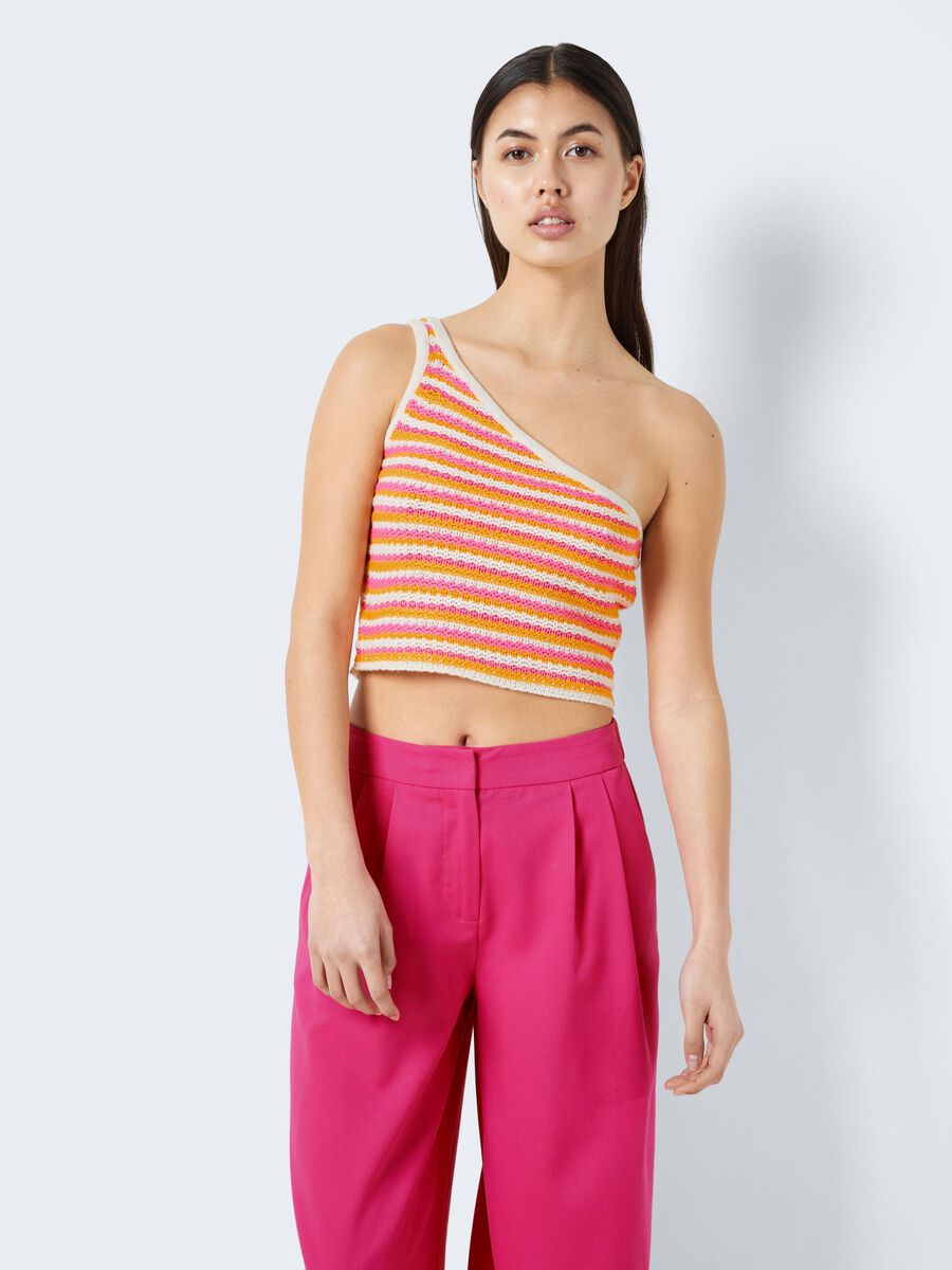 Noisy May KNITTED ONE SHOULDER TOP