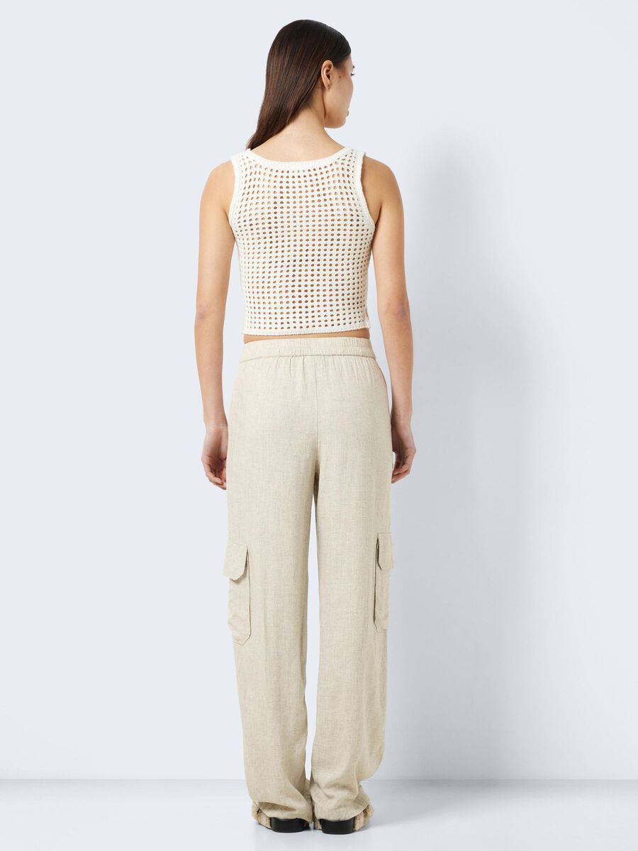 Noisy May KNITTED V-NECK TOP