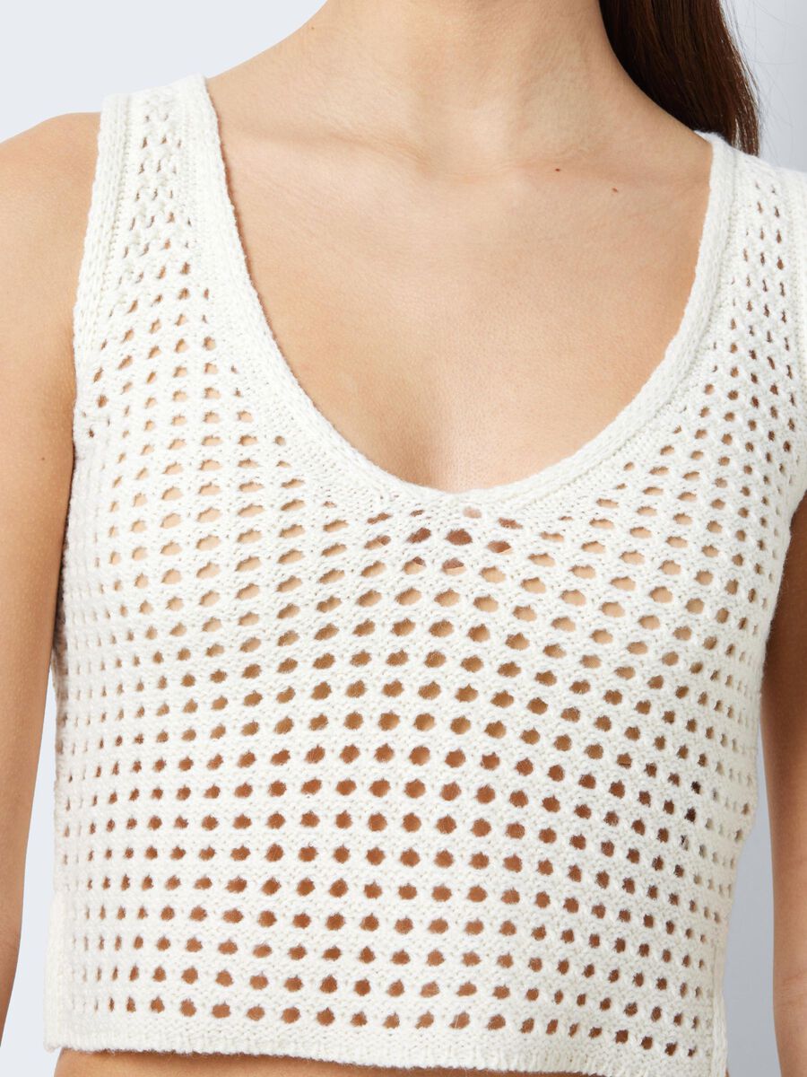 Noisy May KNITTED V-NECK TOP