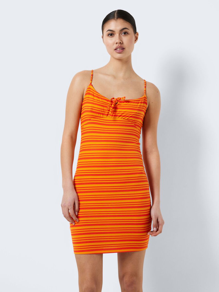 Noisy May STRIPED MINI DRESS