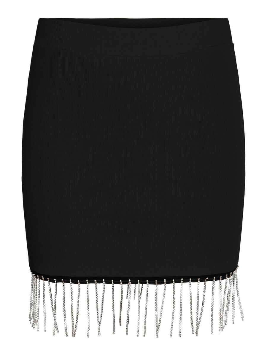 Noisy May GLITTER FRINGE SKIRT