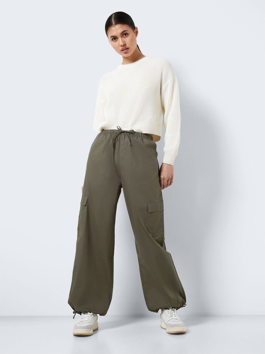 Noisy May NORMAL WAISTED CARGO TROUSERS