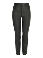 Noisy May NMMONI CROPPED COATED STRAIGHT FIT JEANS