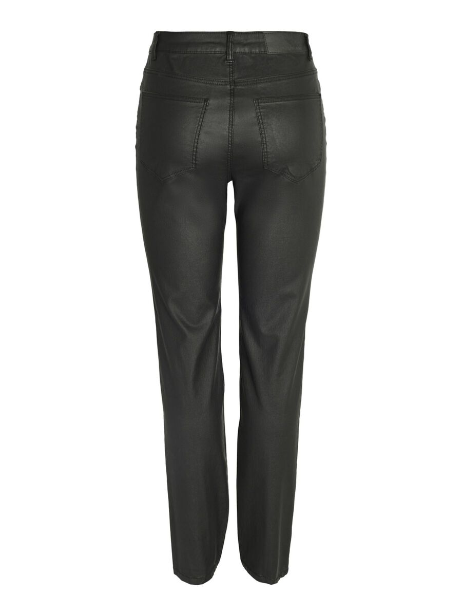Noisy May NMMONI CROPPED COATED STRAIGHT FIT JEANS