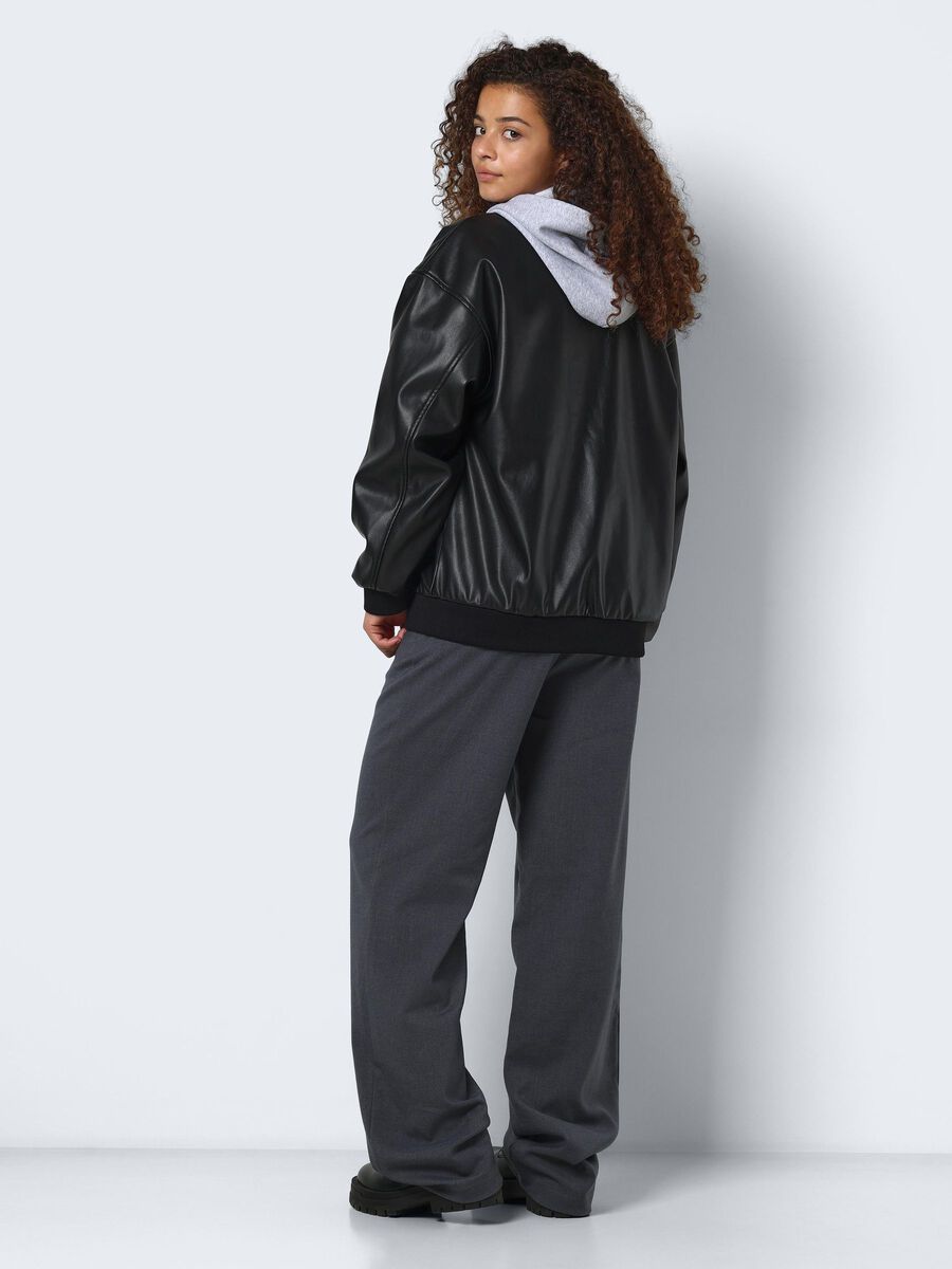Noisy May FAUX LEATHER BOMBER JACKET