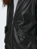 Noisy May FAUX LEATHER BOMBER JACKET