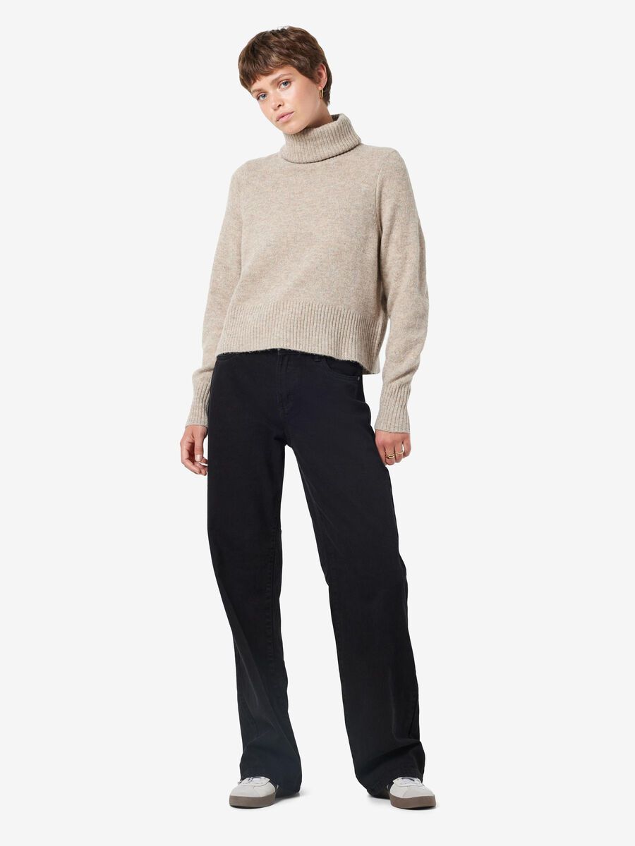 Noisy May POLO NECK KNITTED PULLOVER