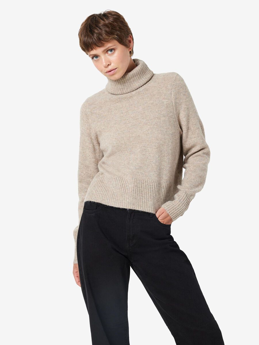 Noisy May POLO NECK KNITTED PULLOVER