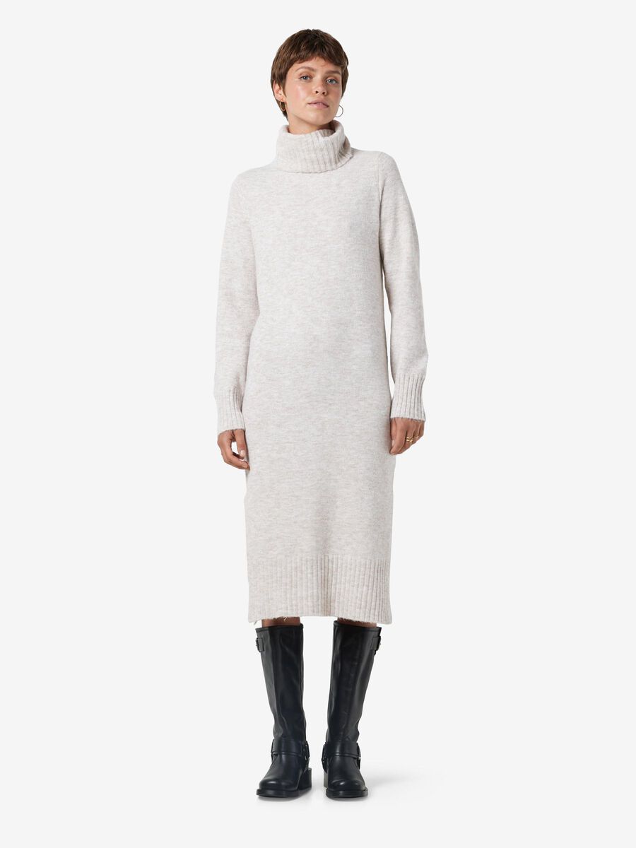 Noisy May HIGH NECK KNITTED DRESS