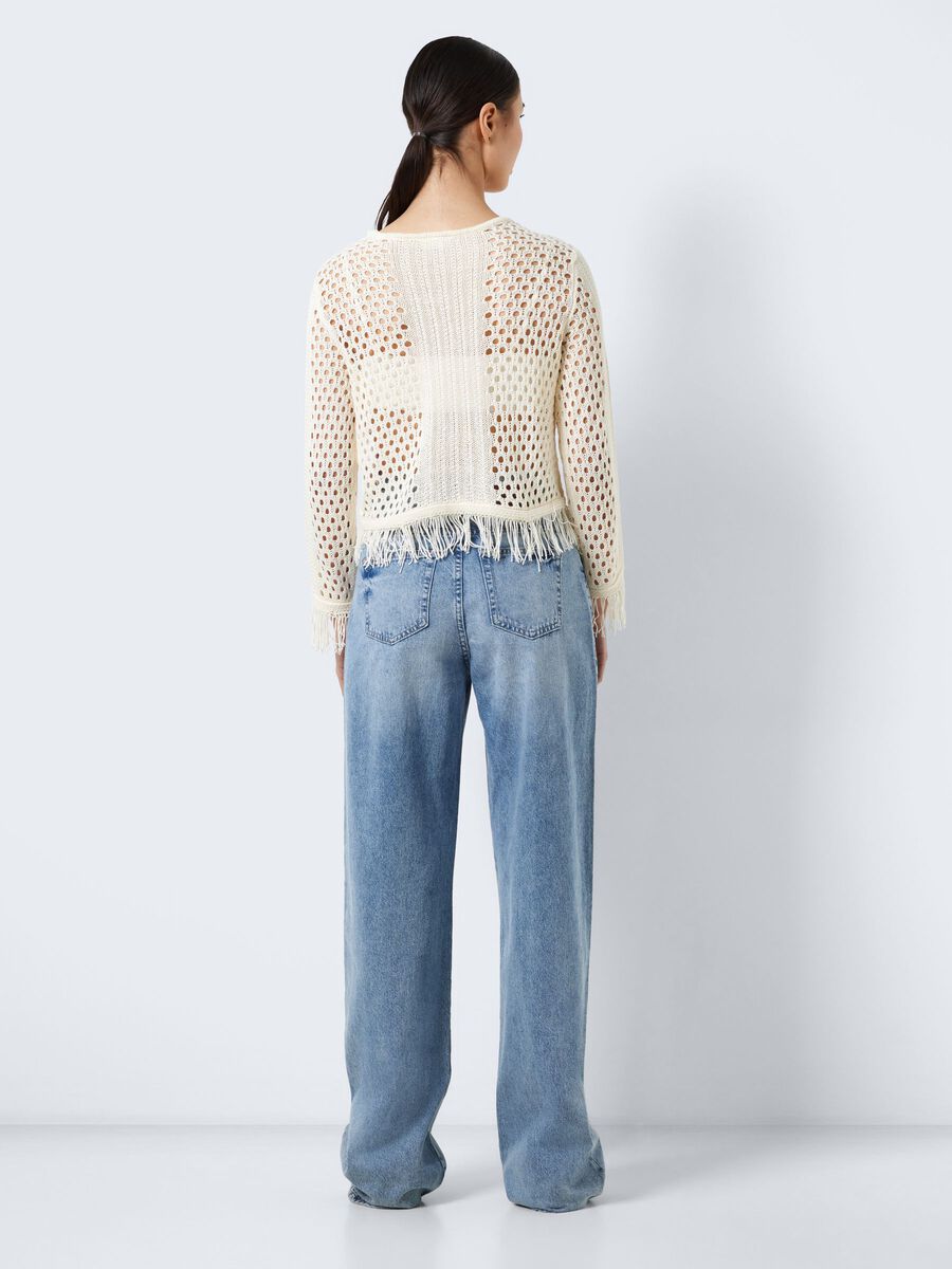 Noisy May KNITTED FRILL PULLOVER