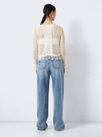 Noisy May KNITTED FRILL PULLOVER