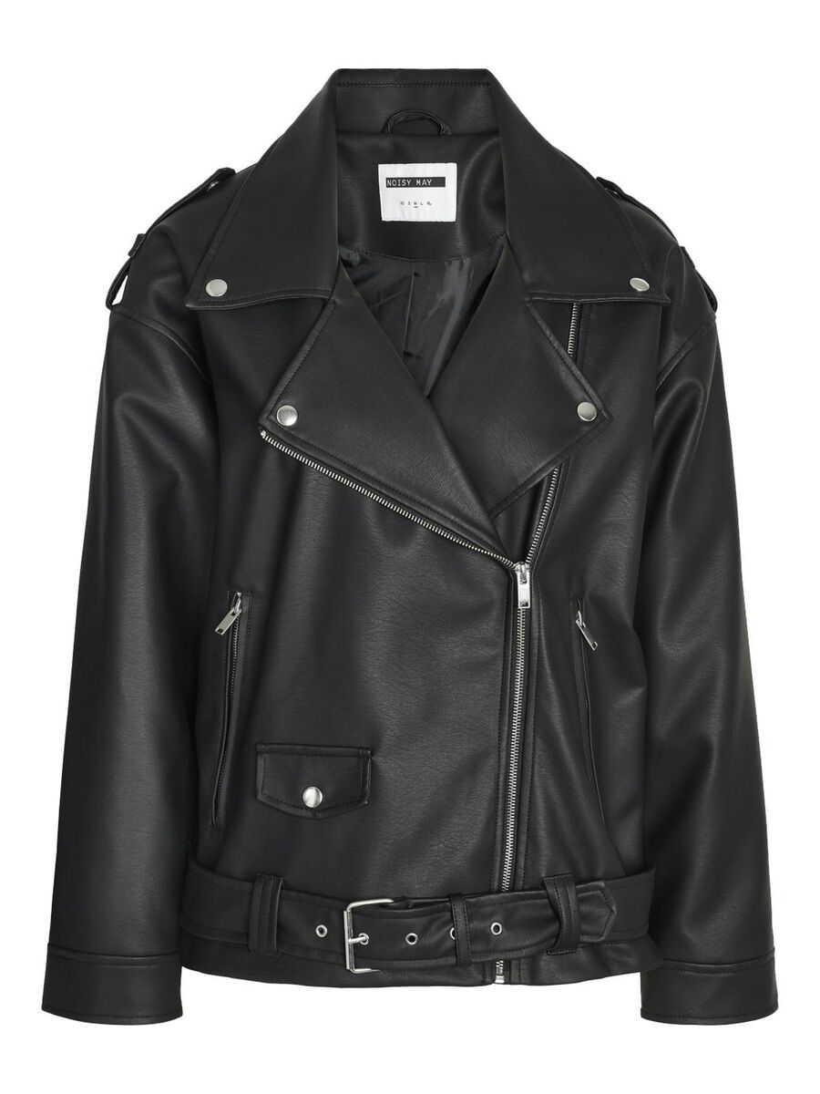 Noisy May OVERSIZE FAUX LEATHER JACKET