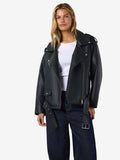 Noisy May OVERSIZE FAUX LEATHER JACKET