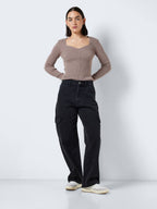 Noisy May NMALEXA NORMAL WAISTED CARGO JEANS