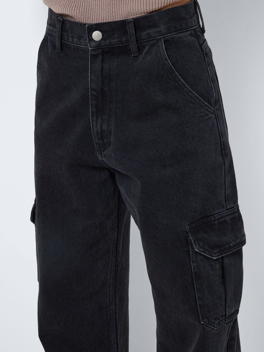 Noisy May NMALEXA NORMAL WAISTED CARGO JEANS