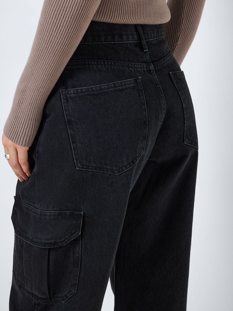 Noisy May NMALEXA NORMAL WAISTED CARGO JEANS