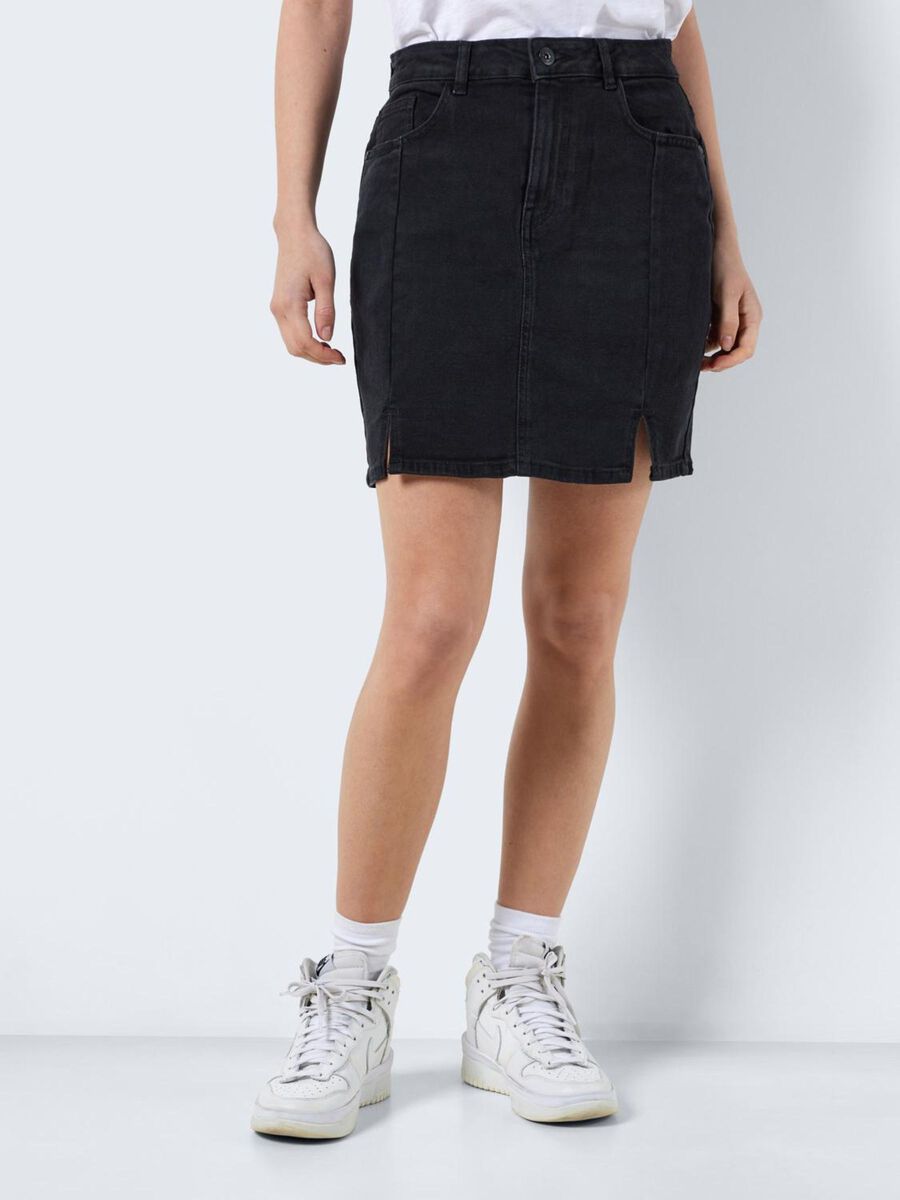 Noisy May SHORT SLIT DENIM SKIRT