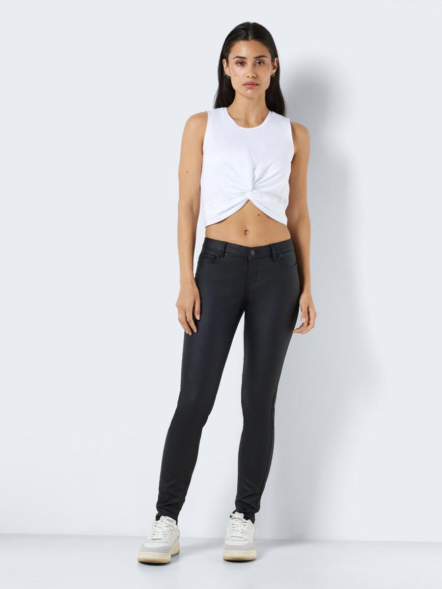 Noisy May NMALLIE COATED TROUSERS