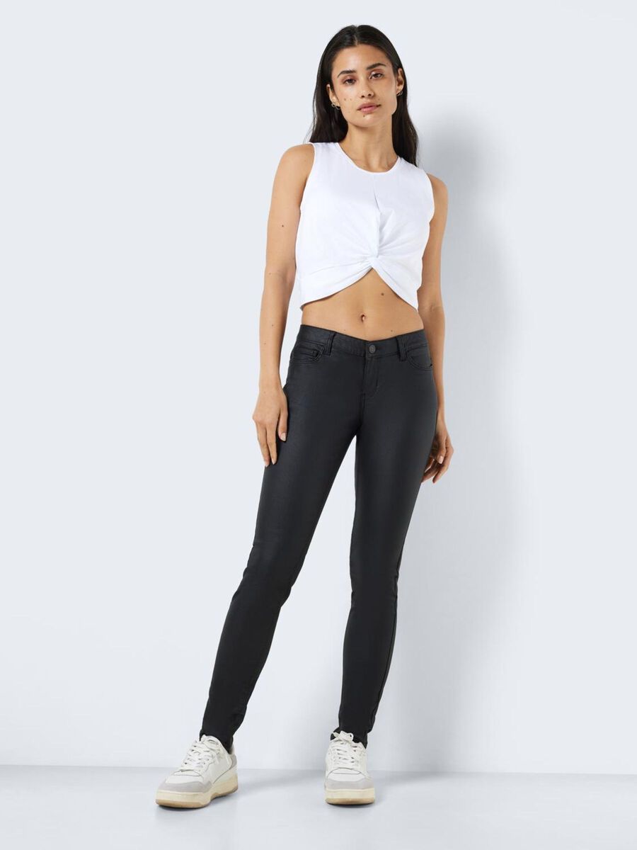 Noisy May NMALLIE COATED TROUSERS